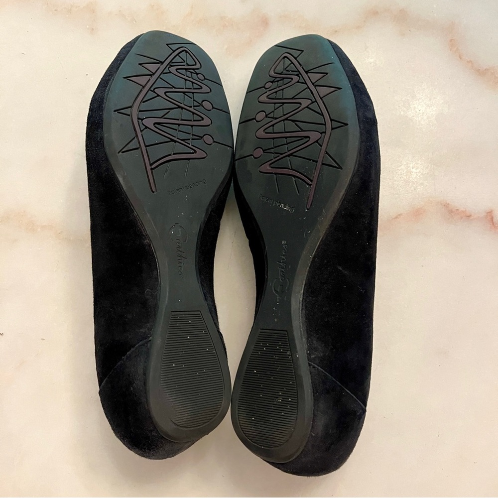 Earthies Zuma Suede Smoking Slippers Loafers Moccasin in Black Sz 10 - Picture 12 of 15